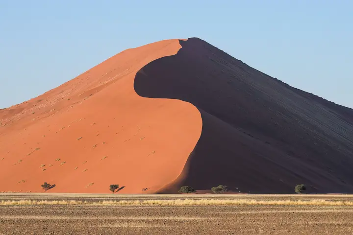 Dune 45 in Sossusvlei at sunrise